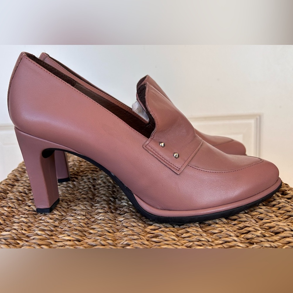 Wonder Brand Women’s Leather Heels Dusty Pink Size EU40